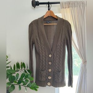Knit Cardigan with Large Buttons